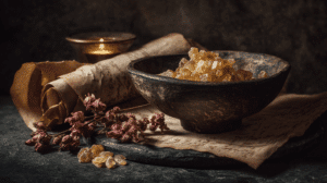 nachman148 An elegant moody still life photograph. On a dark d7ce78a9 5503 43ee b568 3d00abaf7137 3 The Forgotten Ritual of Assyrian Queens: 3 Ancient Beauty Secrets Rediscovered by Science 5