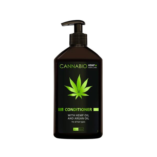 CANNABIO Conditioner with Hemp Seed Oil & Argan Oil - 400 ml