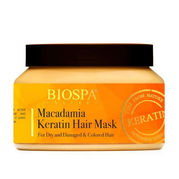 BIOSPA Keratin & Macadamia Hair Mask for Dry or Damaged Hair