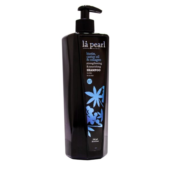 La Pearl Shampoo with Biotin, Castor Oil & Collagen (750 ml)